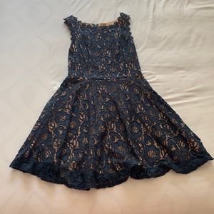 Lace skater dress
